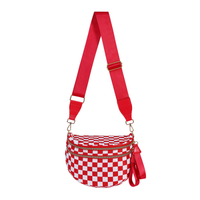 Checkered red