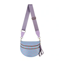 Checkered Blue and Purple
