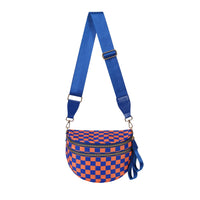 Checkered Blue and Orange